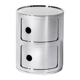 Kartell - Componibili 2 Metallic Container