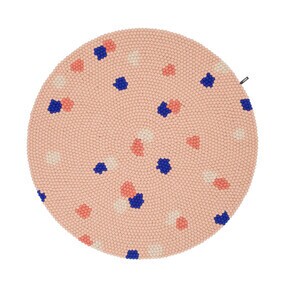 Terra Rose Filzkugelteppich,Terra Ocean Filzkugelteppich