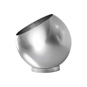 Globe Blumentopf Edelstahl Ø 17cm