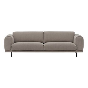 Muuto - Rest 3-zits sofa onderstel staal 260x92cm