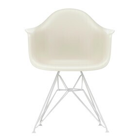 Eames Plastic Armchair DAR RE Gestell weiß