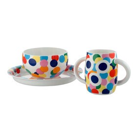 Alessi - Alessini kinderen Vaatwerk set van 3