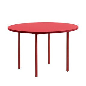 Two-Colour Esstisch Gestell Kastanienrot Ø120cm