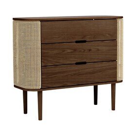 Umage - Treasures dressoir donkere eiken weens vlechtwerk