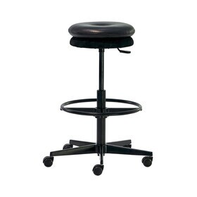 Richard Lampert - Mr. Round draaikruk hoog hoogteverstelbaar leer