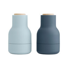 Audo - Bottle Grinder molen small set van 2 deksel beuken