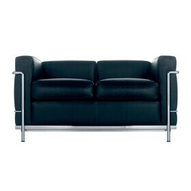 Cassina - LC2 Fauteuil Grand Confort petit modèle deux places