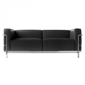 Cassina - LC3 Fauteuil Grand Confort grand modèle deux places