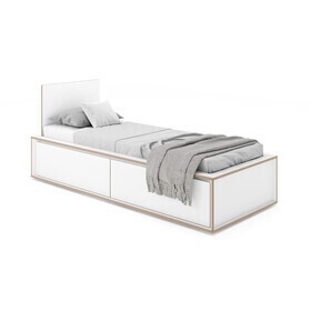 Müller Small Living - Spaze eenpersoonsbed met hoog hoofdeinde 90x200cm