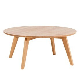 Jan Kurtz - Dweller massief houten bijzettafel Ø90cm