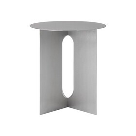 Audo - Androgyne bijzettafel staal Ø 40cm