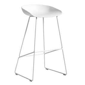 About a Stool AAS 38 2.0 Barhocker hoch Gestell weiß