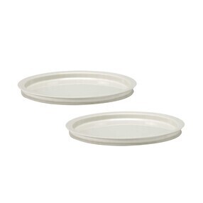 Dune Alabaster Teller 2er Set Ø 23cm,Dune Alabaster Teller 2er Set Ø 28cm