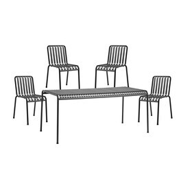 HAY - Palissade tuinset tafel + 4 tuinstoelen