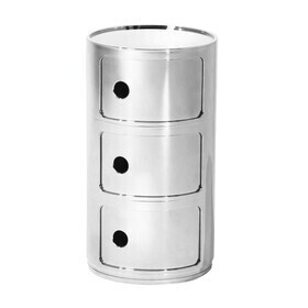 Kartell - Componibili 3 Metallic Container