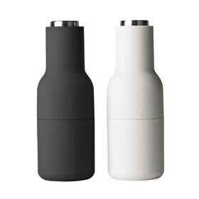 Audo - Bottle Grinder molen set van 2 deksel staal