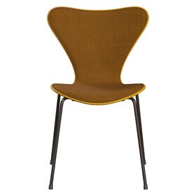 Fritz Hansen - Serie 7™ stoel gewatteerde voorkant bruin brons