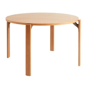 HAY - Rey Esstisch Furnier Ø128cm