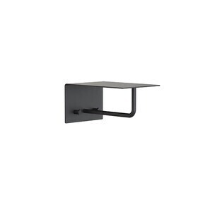 FROST - Unu wandgarderobe met 2 haak & stang