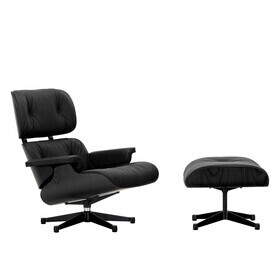 Vitra - Fauteuil & voetenbank Eames Lounge Chair