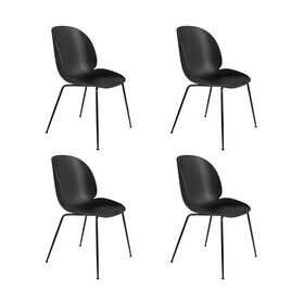 Gubi - Beetle stoel onderstel zwart set van 4