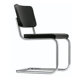 Thonet - S 32 PV sledestoel leder