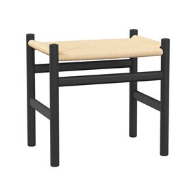 CH53 Soft Tones Fußhocker Gestell Buche