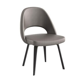 Knoll International - Saarinen Conference stoel onderstel ebbenhout