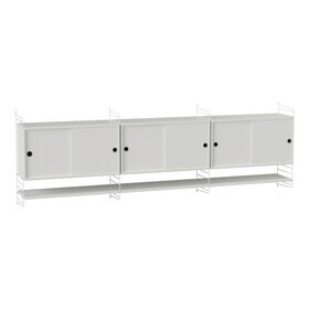 String - Wandkast met plank 240x75x30cm