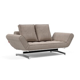 Innovation Living - Ghia slaapbank corduroy benen verchroomd staal 210x93cm