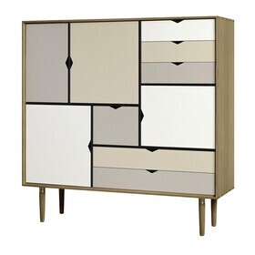 Andersen Furniture - S3 highboard fronten kleurrijk