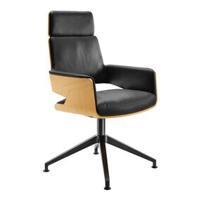 Thonet S 847 PVDE Swivel Conference Chair AmbienteDirect