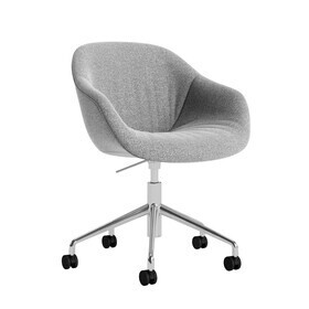 HAY - About a Chair AAC 253 Soft draaistoel onderstel gepolijst