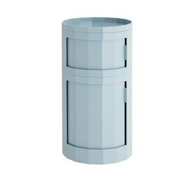 HAY - Facet container 110 met voeten en wielen