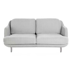 Fritz Hansen - Lune™ JH200 2-zits sofa voeten aluminium